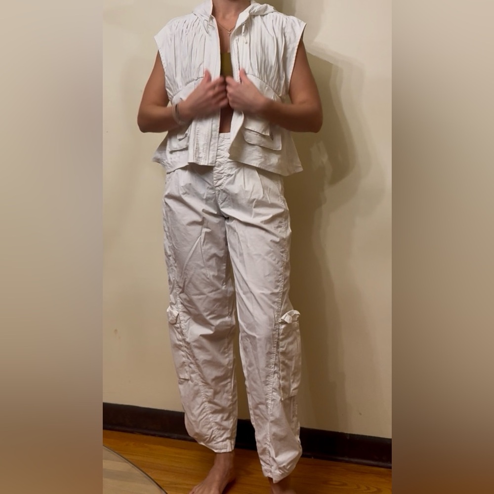 FP Movement by Free People White Cargo Pants